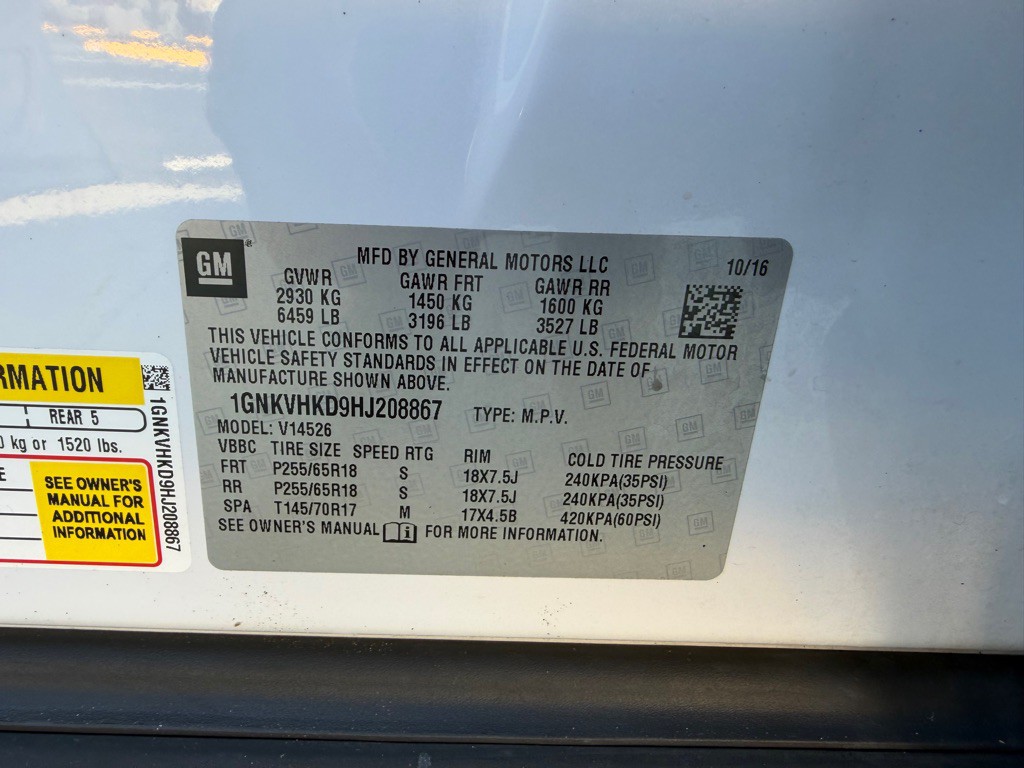 2017 Chevrolet Traverse Image 28