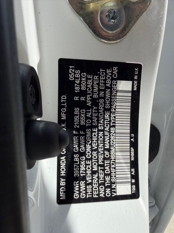2021 Honda Civic Image 26