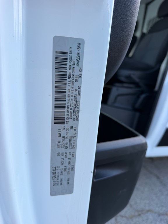 2019 RAM Promaster Image 14