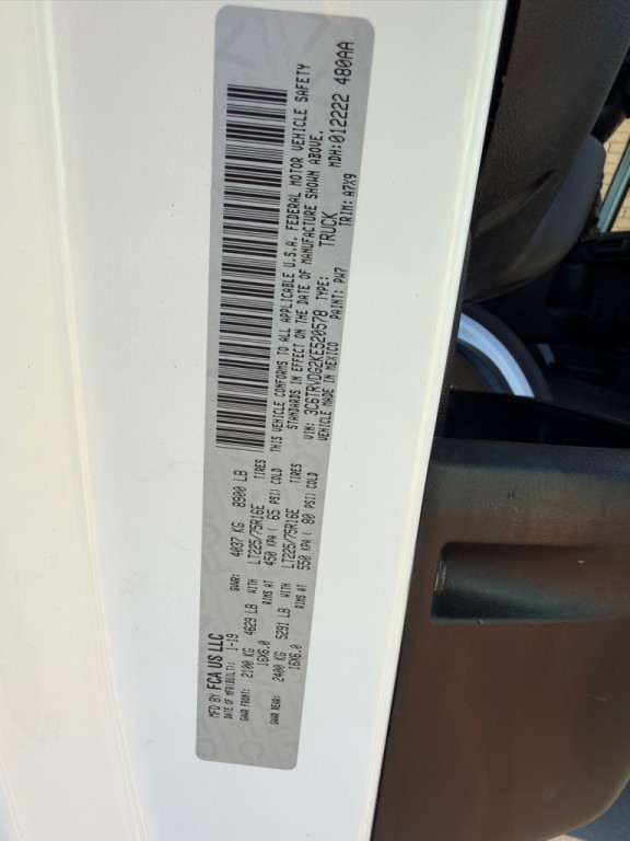 2019 RAM Promaster Image 29
