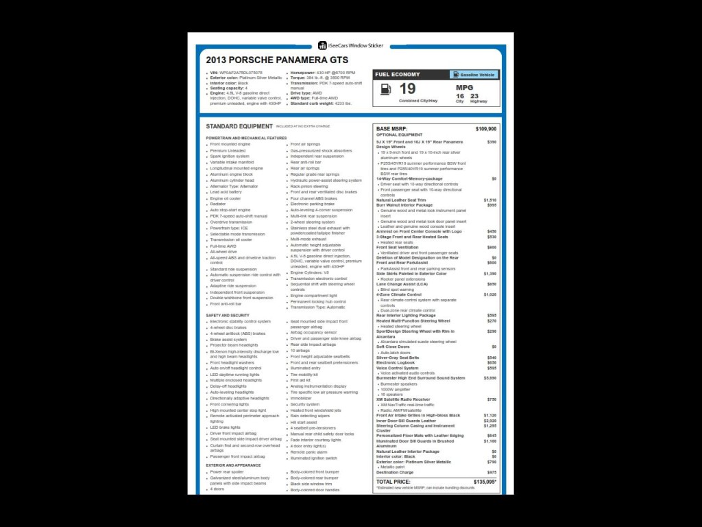 2013 Porsche Panamera Image 54