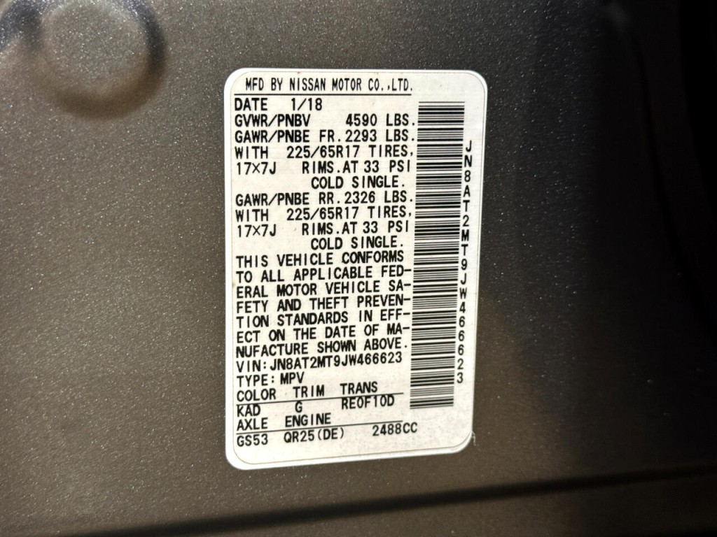 2018 Nissan Rogue Image 42