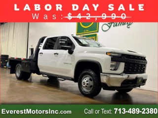 Image for 2020 Chevrolet Silverado 1500 WT CREWCAB 9FT FLATBED DRW 6.6L V8 DIESEL 1OWN ID: 6486081