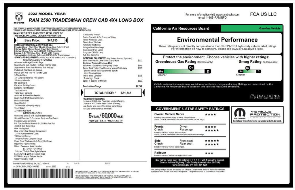 2022 RAM 2500 Image 58