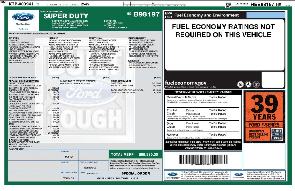 2017 Ford F-250 Image 66
