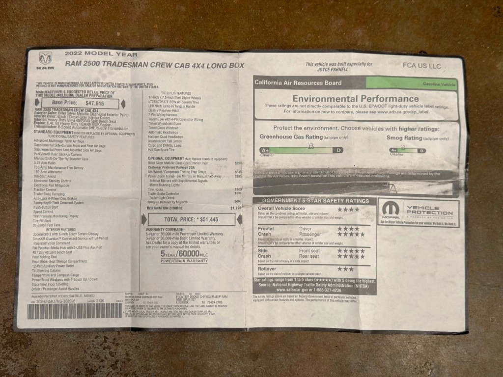2022 RAM 2500 Image 62