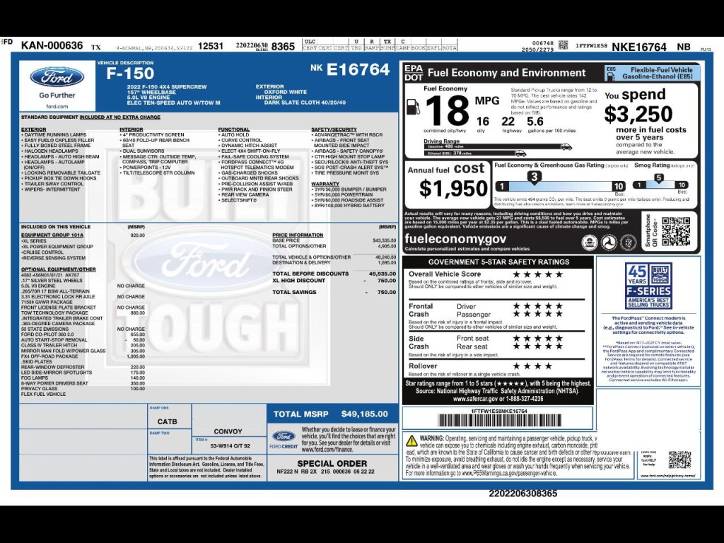 2022 Ford F-150 Image 52