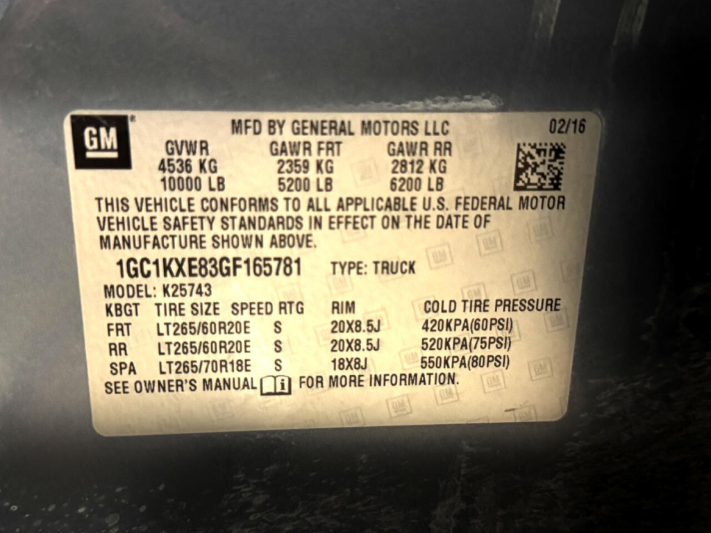 2016 Chevrolet Silverado 1500 Image 52