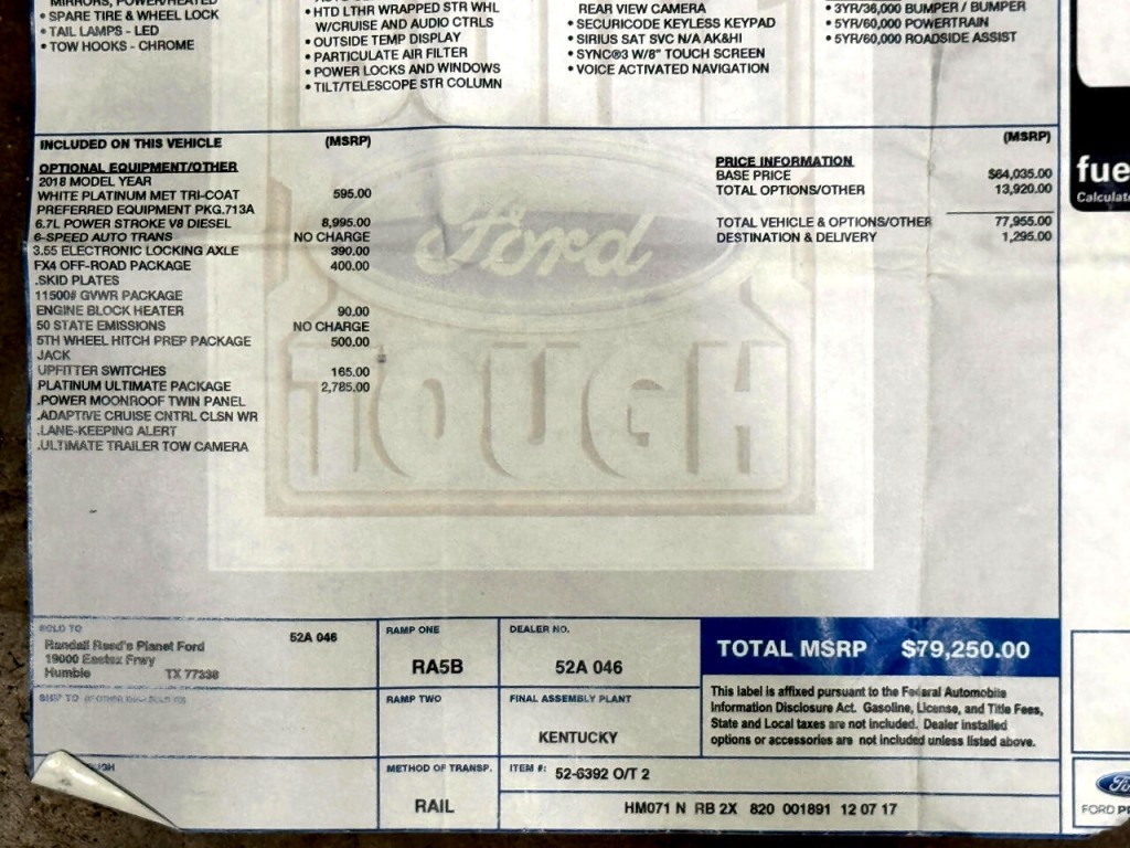2018 Ford F-350 Image 70