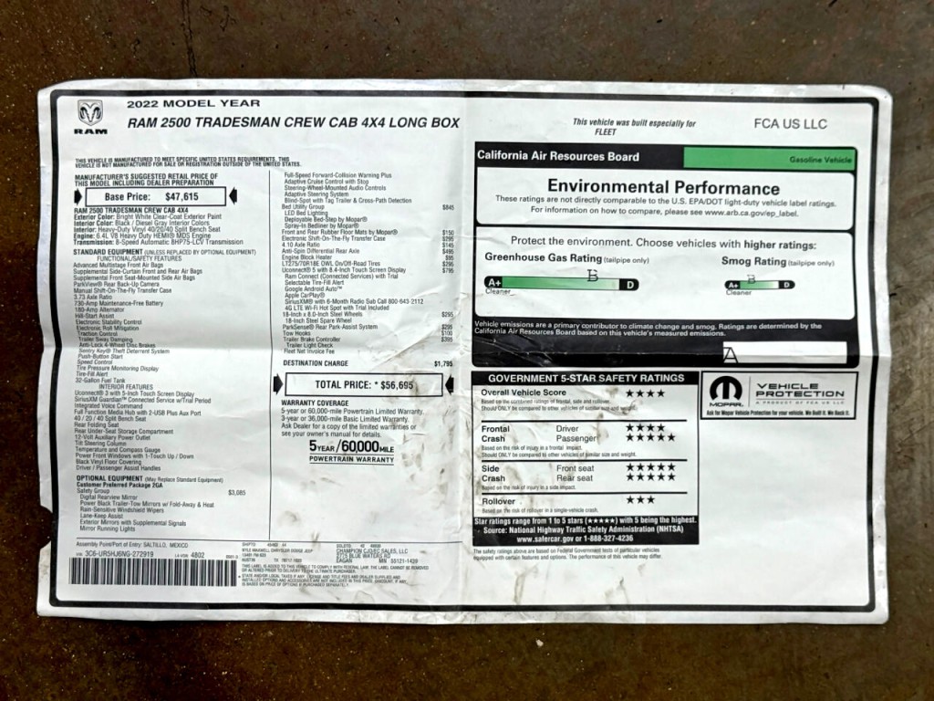 2022 RAM 2500 Image 55