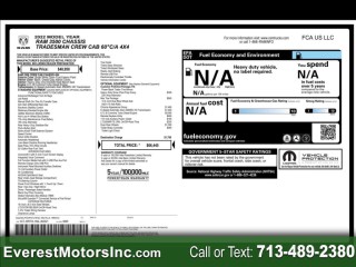 Image for 2022 RAM 3500 TRADESMAN CC FLATBED 6.7L DIESEL AISIN TOW PKG ID: 6668042