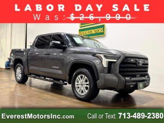 Image for 2022 Toyota Tundra SR5 CREWMAX RWD SHORT BED 3.4L V6 GAS 1OWNER ID: 6679528