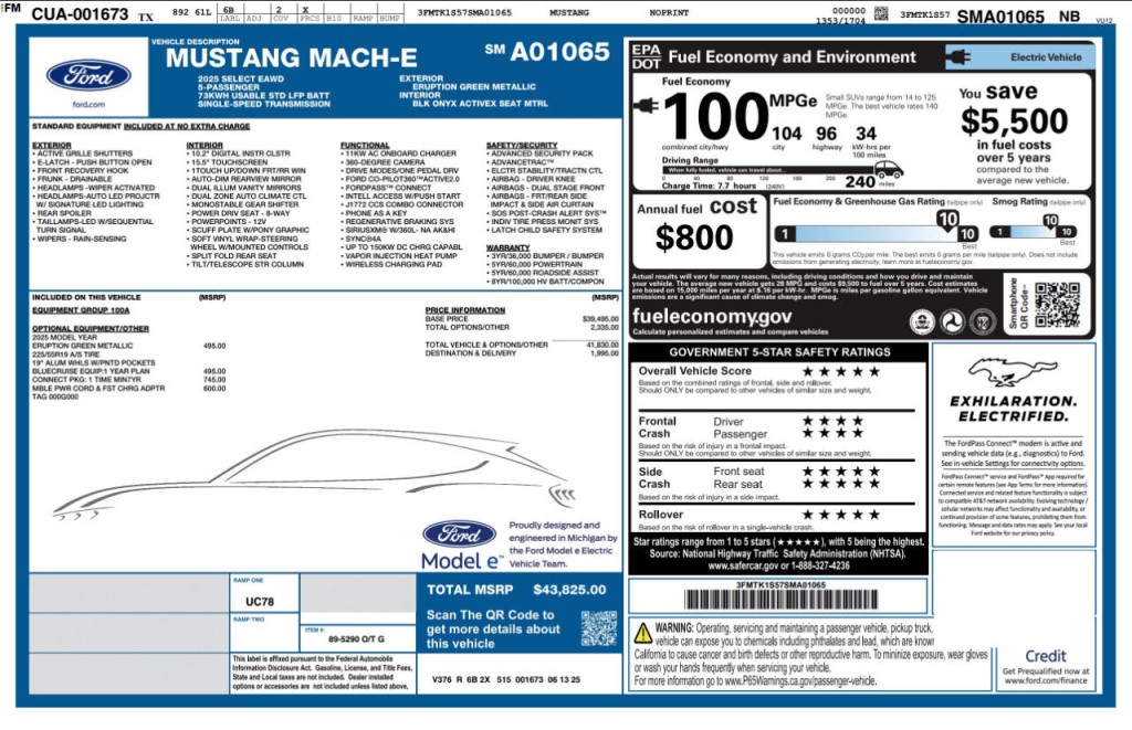2025 Ford Mustang Image 28
