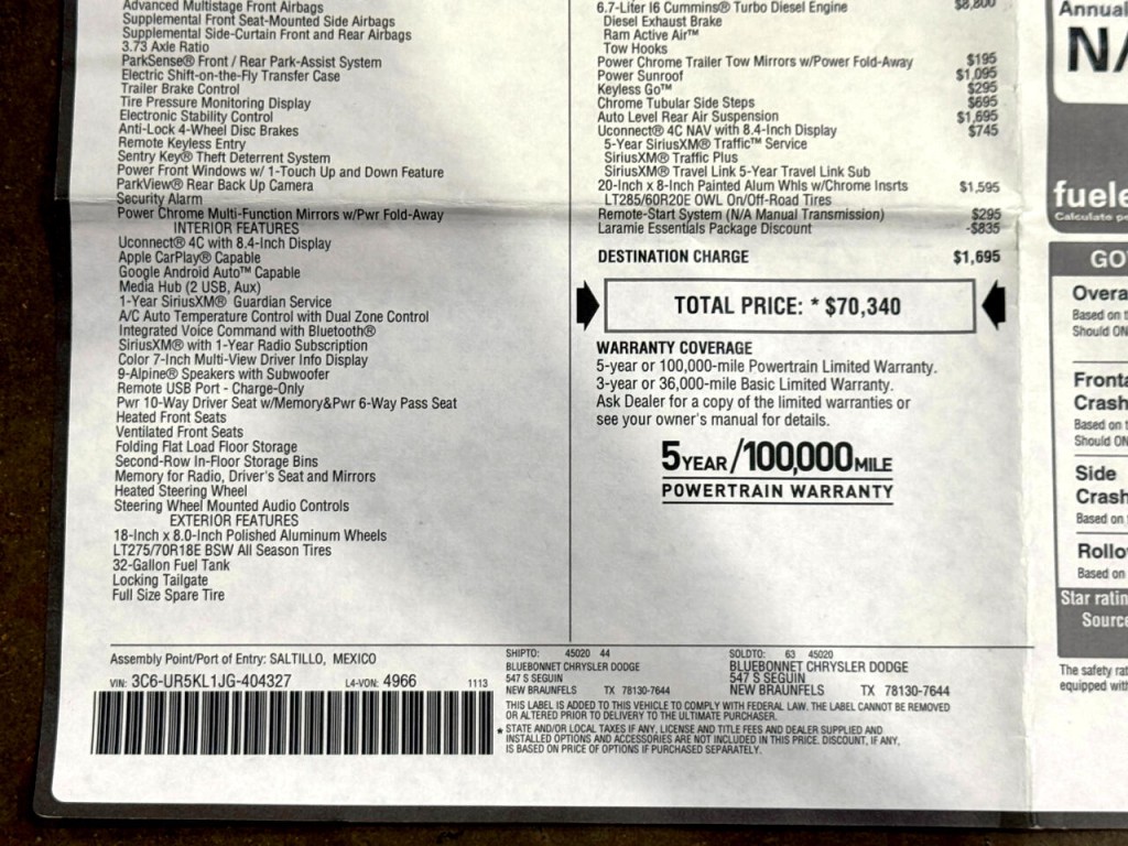 2018 RAM 2500 Image 20