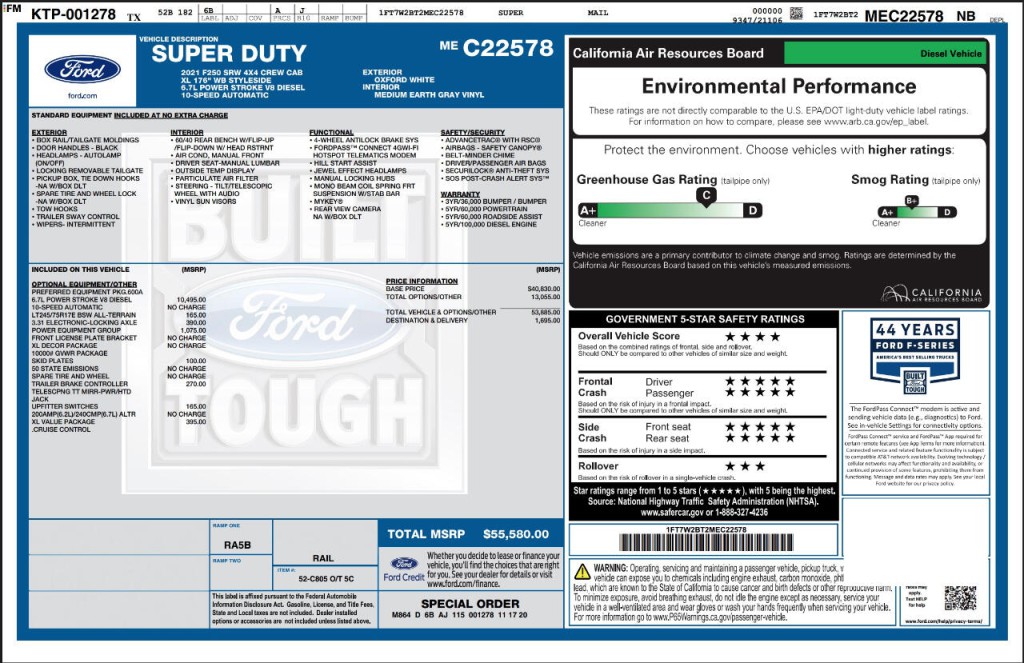 2021 Ford F-250 Image 53