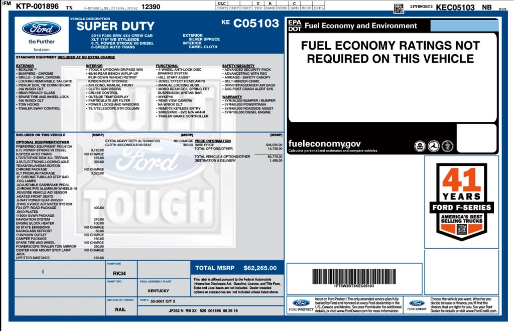 2019 Ford F-350 Image 52