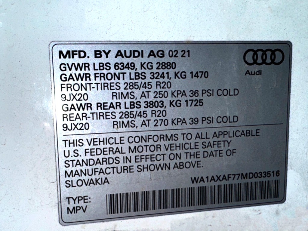 2021 Audi Q7 Image 94