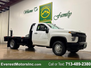 Image for 2023 Chevrolet Silverado 1500 WT REG CAB 11FT FLATBED DRW 6.6L V8 GAS 1OWNER ID: 6773379