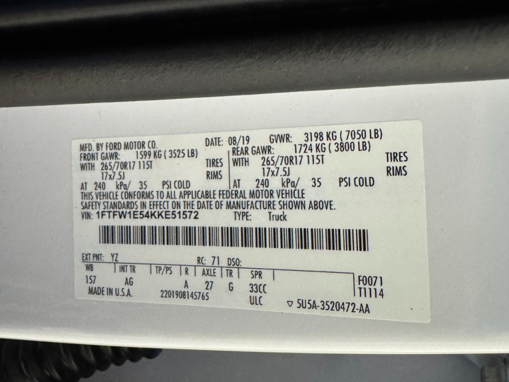 2019 Ford F-150 Image 53