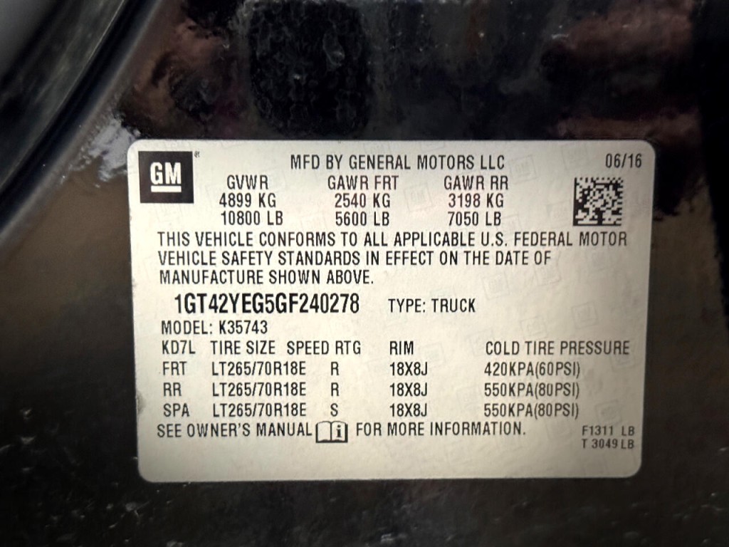 2016 GMC Sierra 3500 Image 7