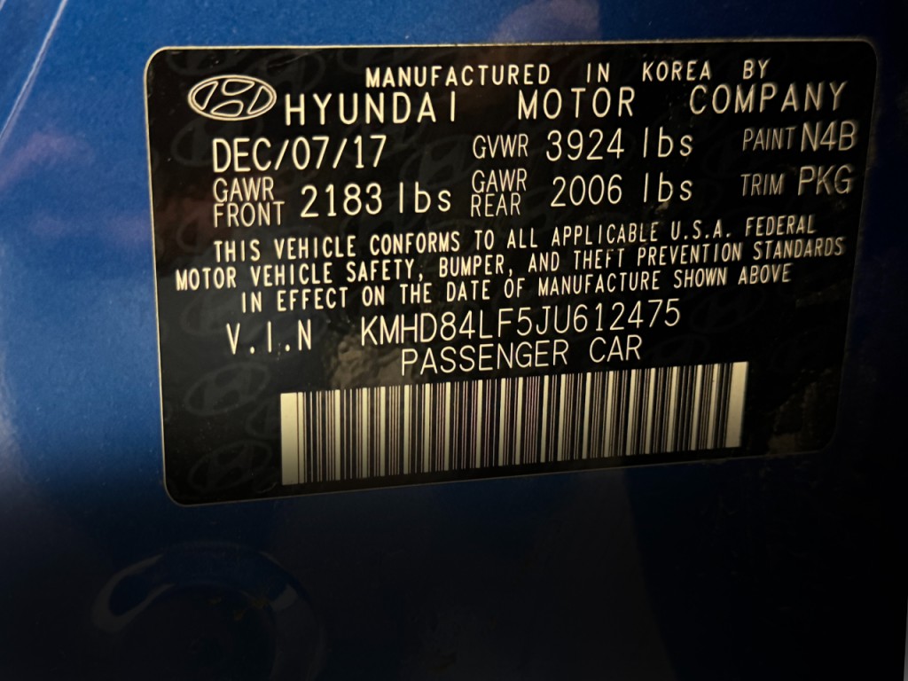2018 Hyundai Elantra Image 6