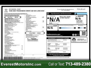 Image for 2018 RAM 2500 TRADESMAN ST CREWCAB LONGBOX 6.7L DIESEL ID: 6876475