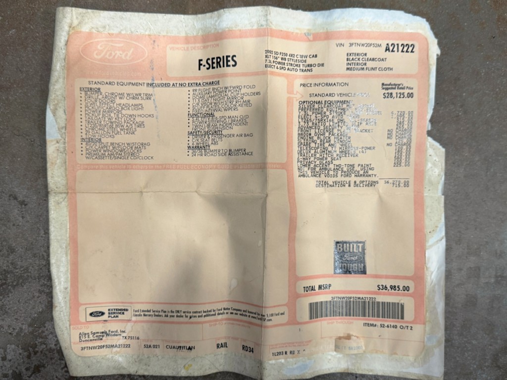 2002 Ford F-250 Image 3