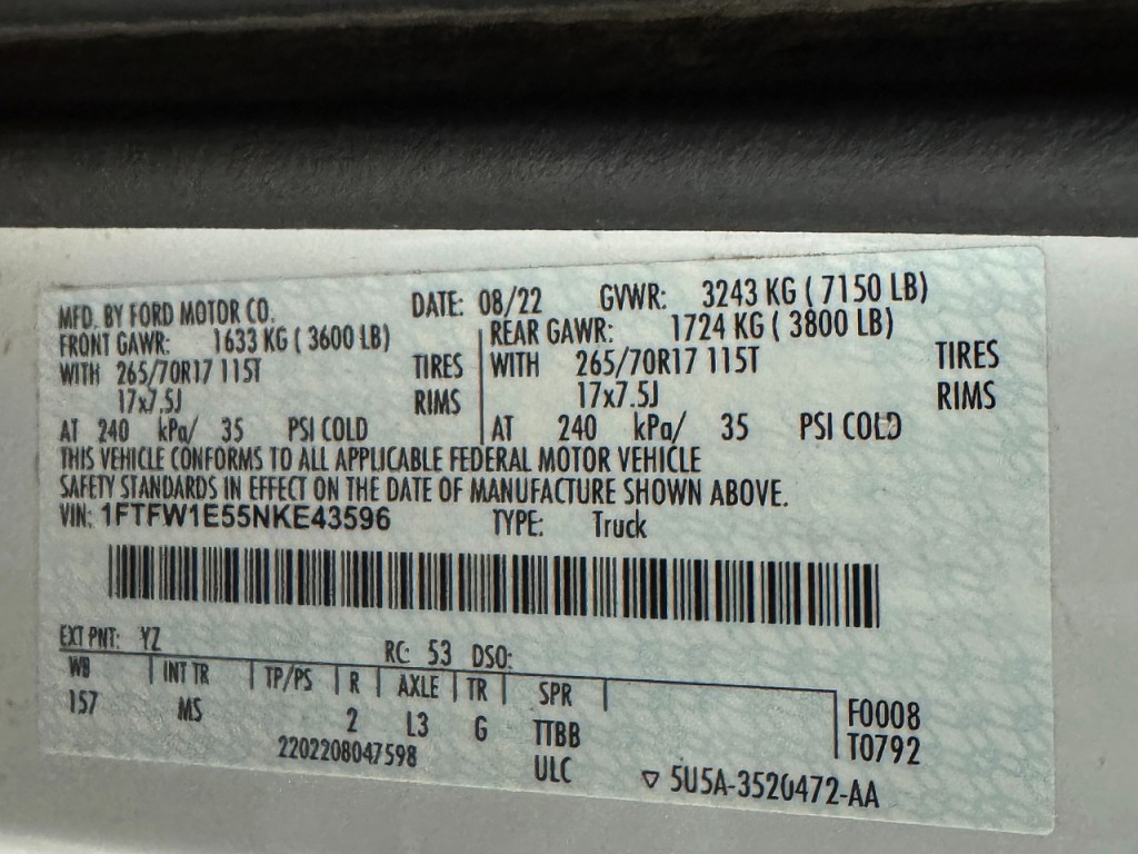 2022 Ford F-150 Image 15