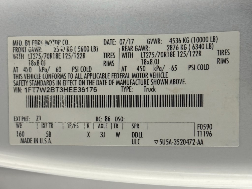 2017 Ford F-250 Image 74