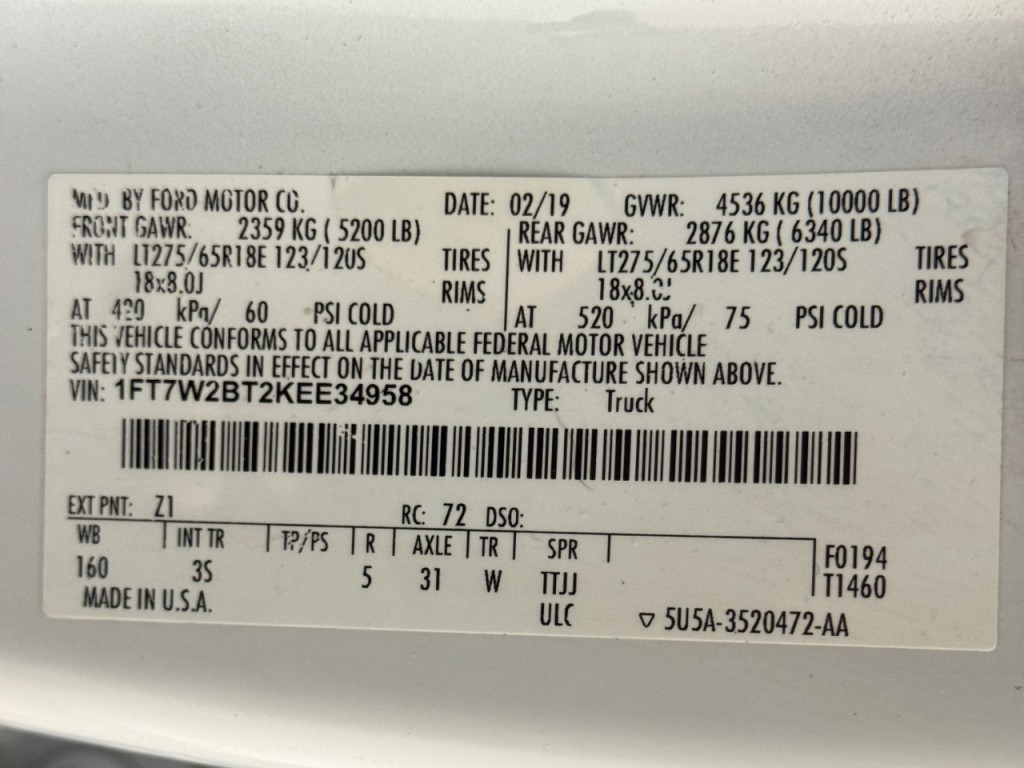 2019 Ford F-250 Image 59