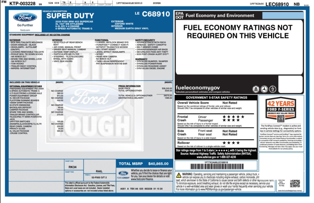 2020 Ford F-250 Image 4