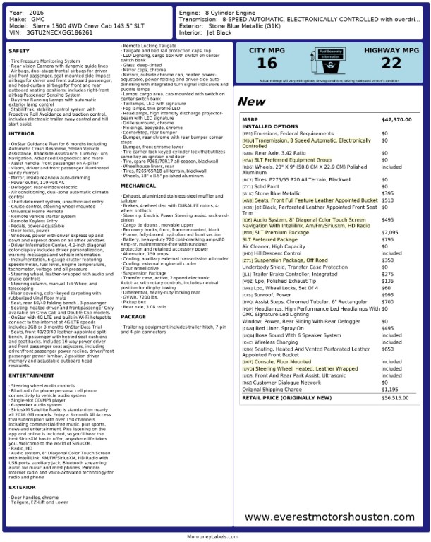 2016 GMC Sierra 1500 Image 63