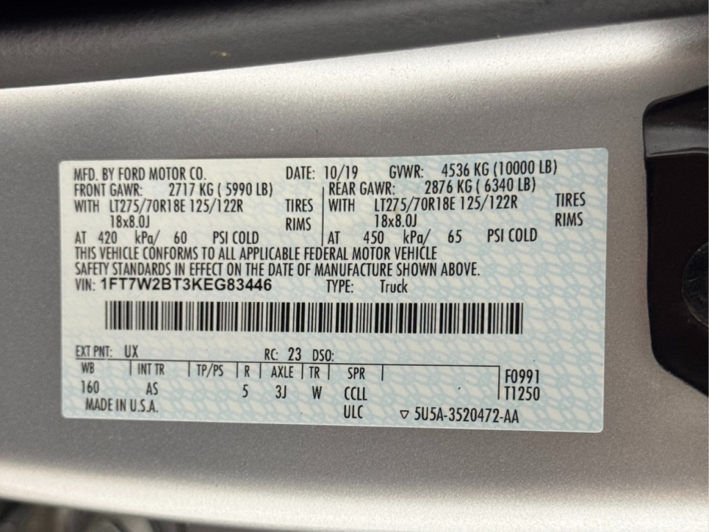 2019 Ford F-250 Image 64