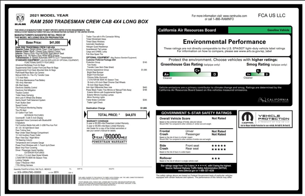 2021 RAM 2500 Image 4