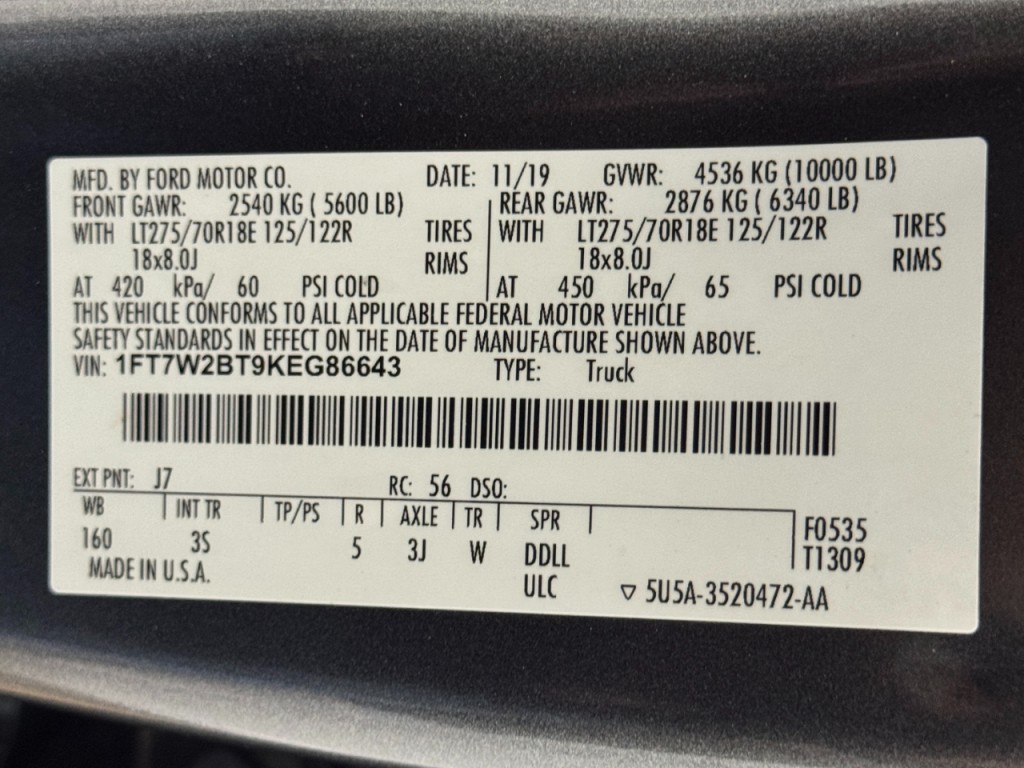 2019 Ford F-250 Image 63