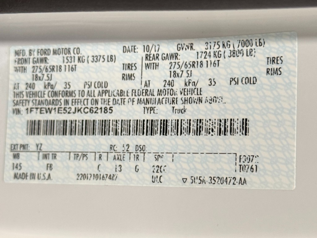 2018 Ford F-150 Image 35