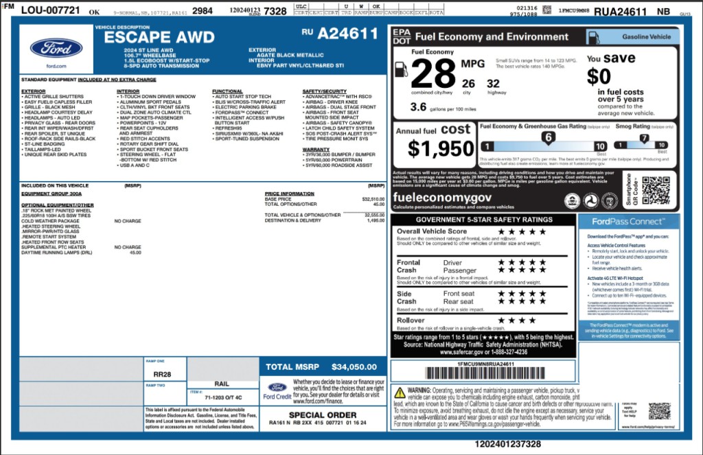 2024 Ford Escape Image 4