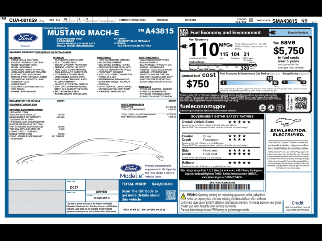 2025 Ford Mustang Image 13