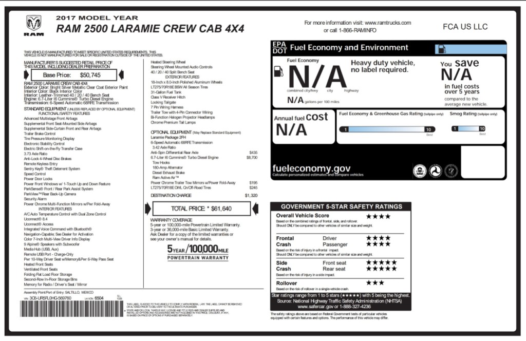 2017 RAM 2500 Image 33