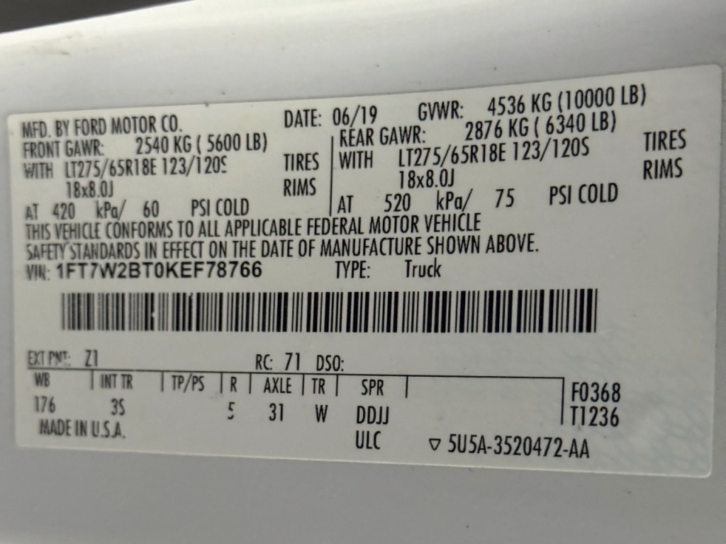 2019 Ford F-250 Image 56