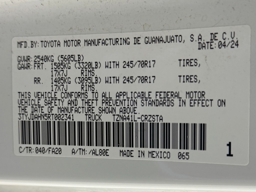 2024 Toyota Tacoma Image 27