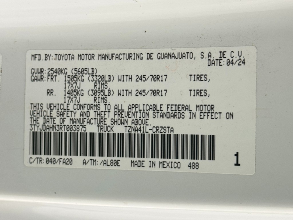 2024 Toyota Tacoma Image 49