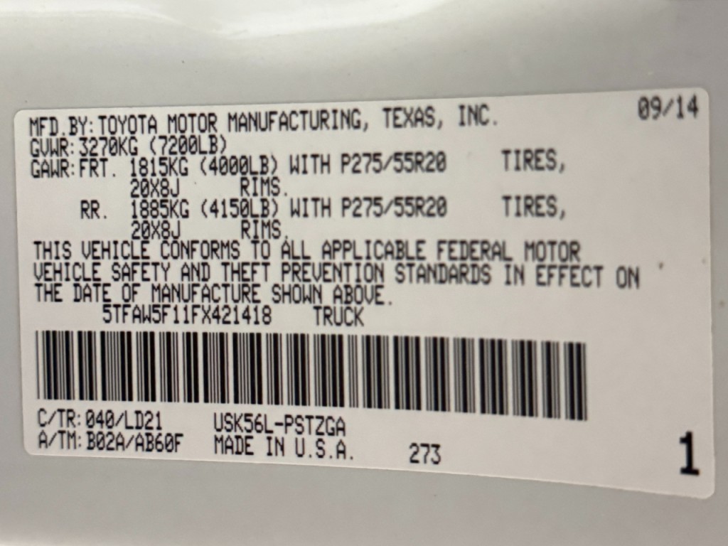 2015 Toyota Tundra Image 25