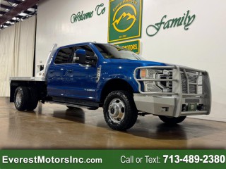 Image for 2022 Ford F-350 LARIAT CREWCAB 8FT FLATBED 6.7L DIESEL 1OWNER ID: 6983375