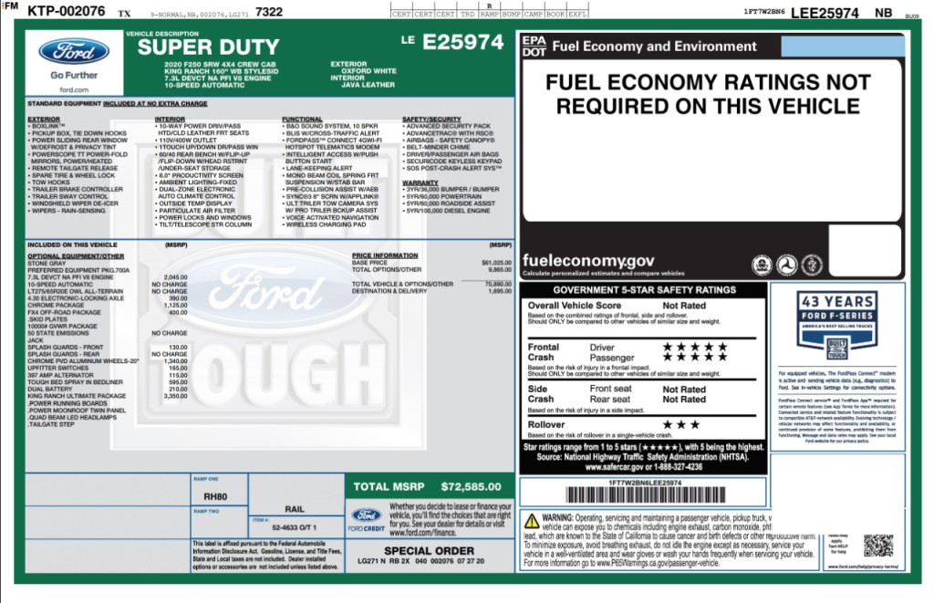 2020 Ford F-250 Image 4
