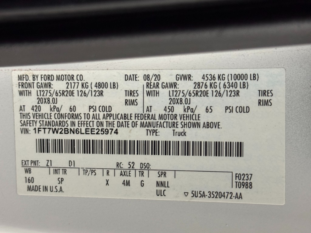 2020 Ford F-250 Image 85