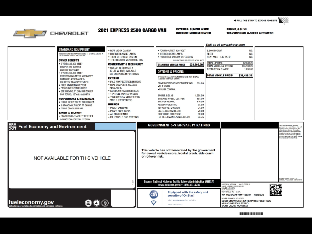 2021 Chevrolet Express Image 14