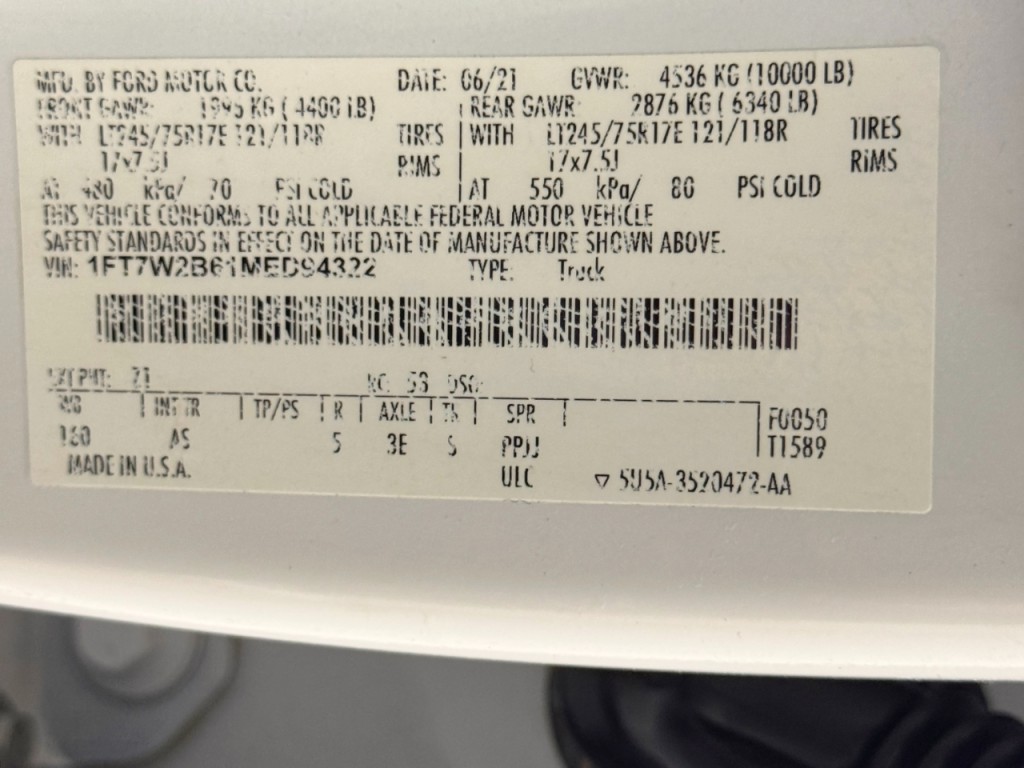 2021 Ford F-250 Image 63