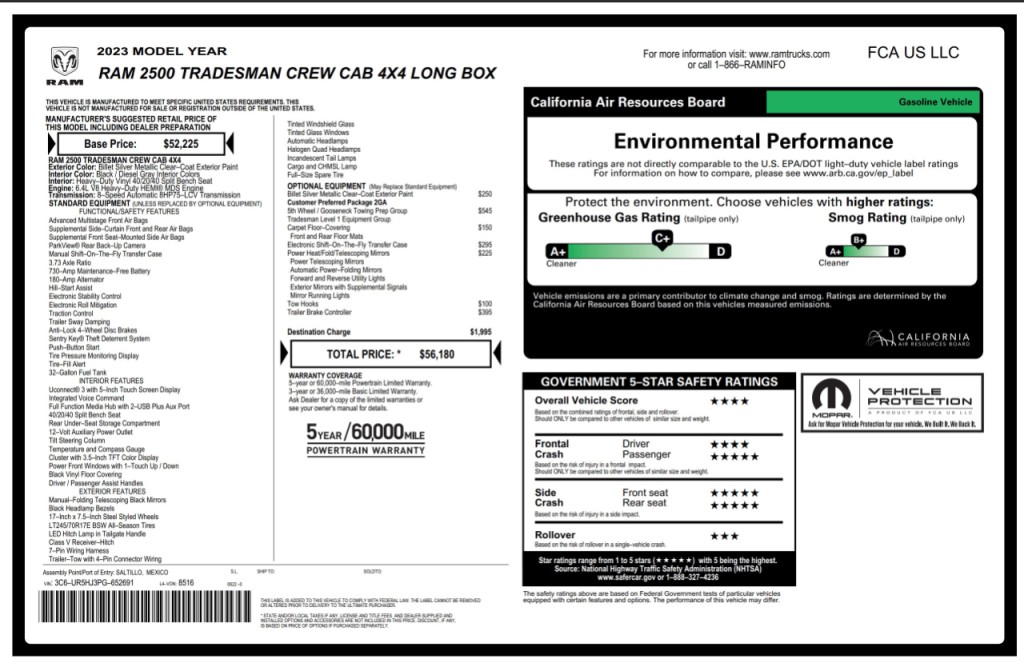 2023 RAM 2500 Image 4