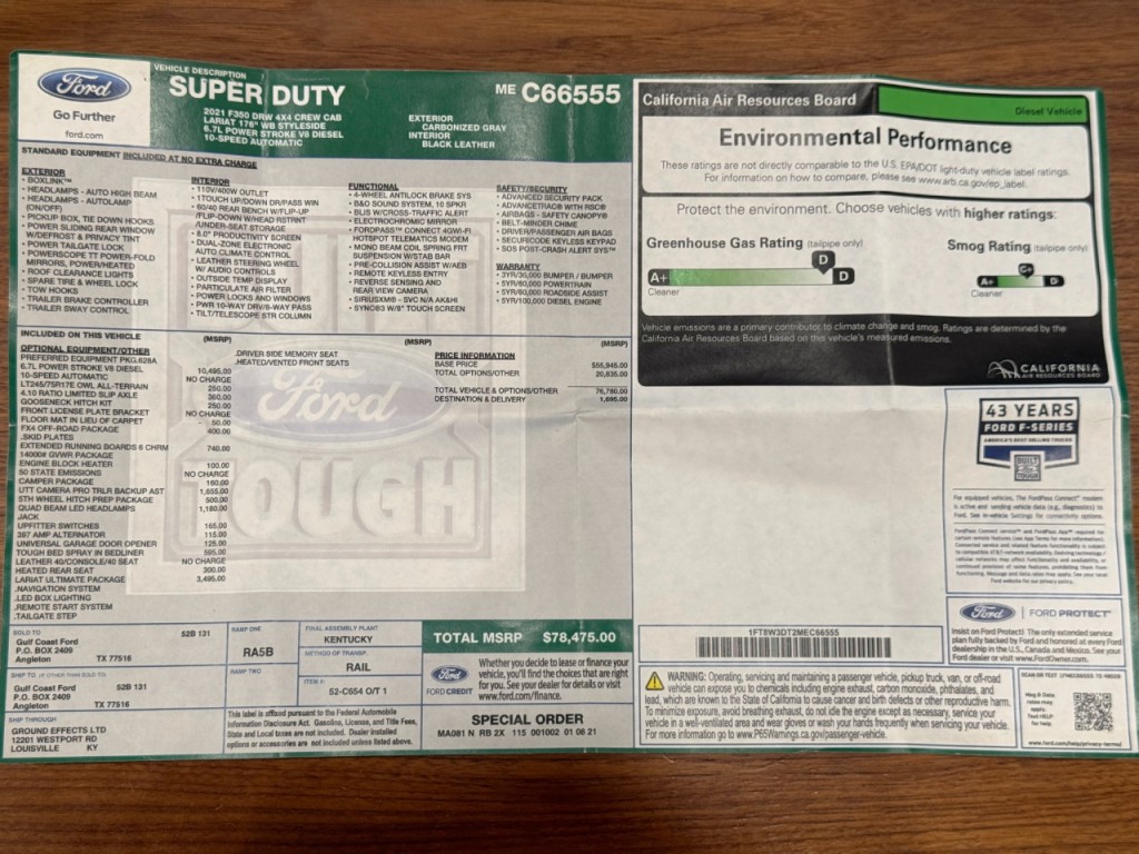 2021 Ford F-350 Image 76